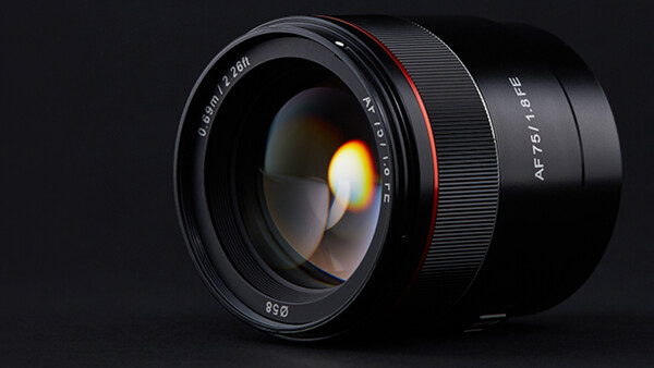 Samyang/Rokinon's New Lightweight 75mm f/1.8 Lens For Sony Full-Frame Cameras Has a Fascinating Feature