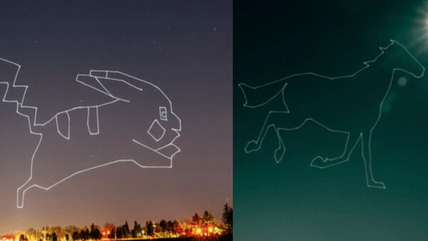 This Light Artist Used a Drone to Paint Stop Motions in the Sky