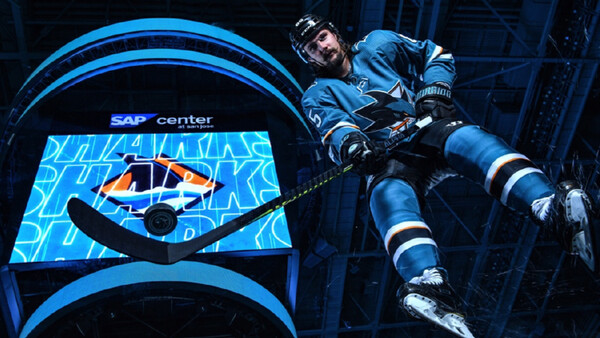 Impossible Hockey Portraits Taken From Below the Ice