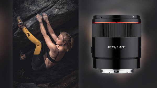 SAMYANG AF 75fmm F1.8 FE サムヤン SONY Eマウント 75mm F1.8 AF Compact Full Frame Telephoto with Lens Station (Sony