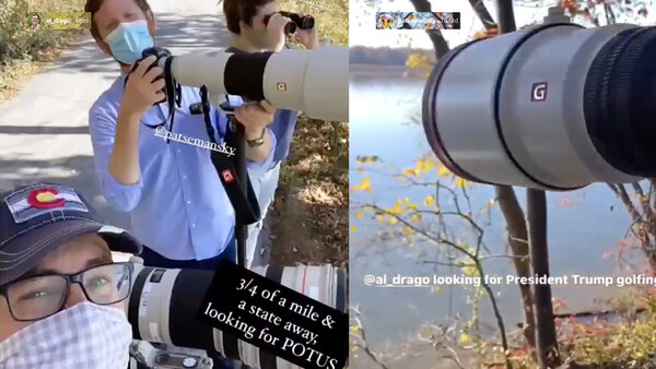 The Insane Lengths Photographers Went to Capture a Historic Shot of President Trump