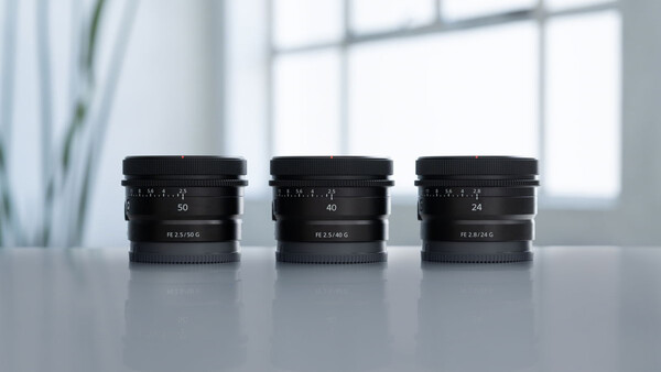 Sony Announces Three New Ultra-Compact Full Frame E-Mount Lenses