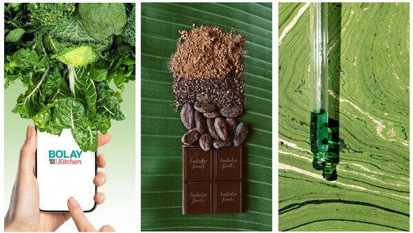 Three product photography examples displaying flat lay, overhead, and aerial compositional techniques.