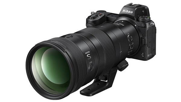 Nikon Z9 mirrorless camera mounted with a Nikon Z 70-200mm telephoto lens.