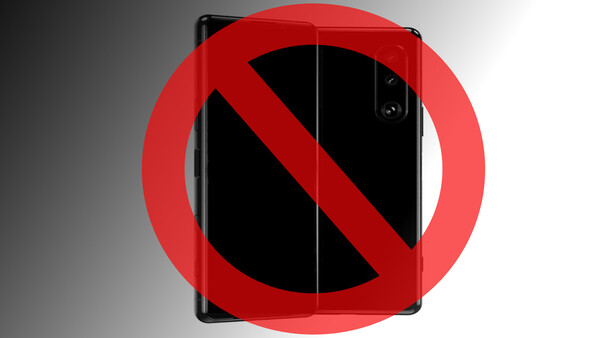 Smartphone with large red prohibition symbol overlaid on screen.