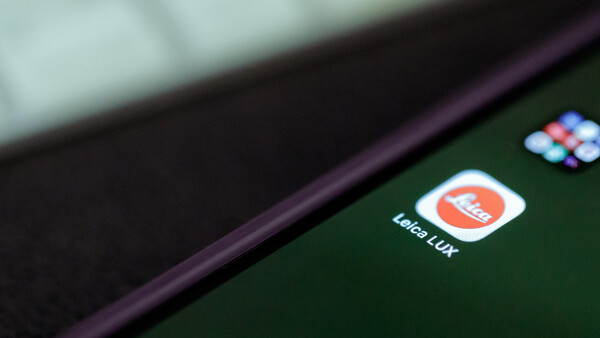 Leica Lux app icon displayed on a smartphone home screen.