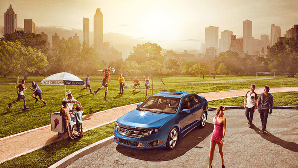 Dave Hill Shoots The Ford Fusion Ad Campaign