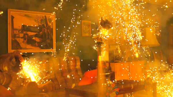 [Video] Indoor Fireworks and Other Insane Acts at 2500fps