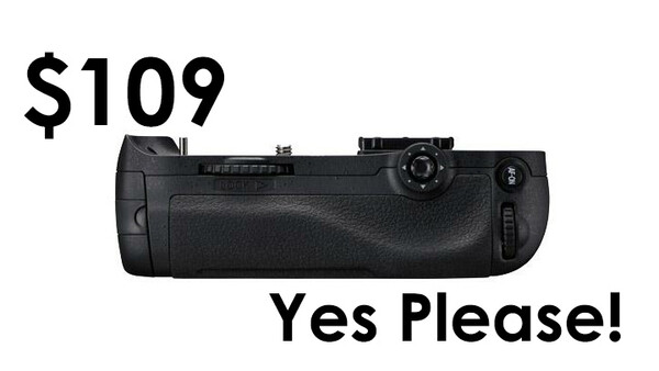 The First Knockoff D800 MB-D12 Grip Has Arrived