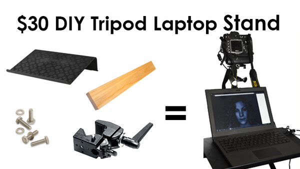 $30 DIY Tripod Laptop Stand