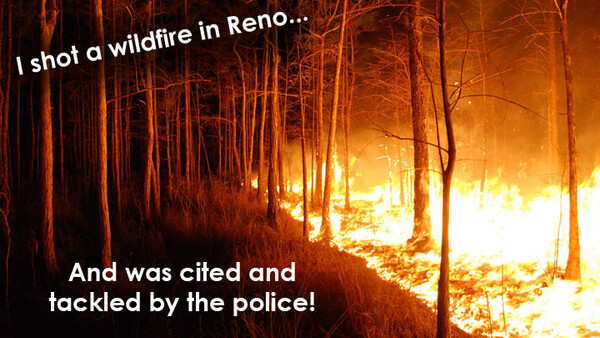 Nevada Journalist Tackled By Police While Covering Wildfires Near Reno