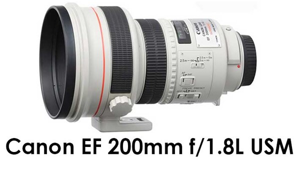 Canon EF 200mm f/1.8L USM