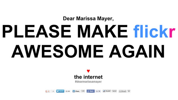 Internet Calls For Flickr To 'Be Awesome Again,' Flickr Responds In Kind