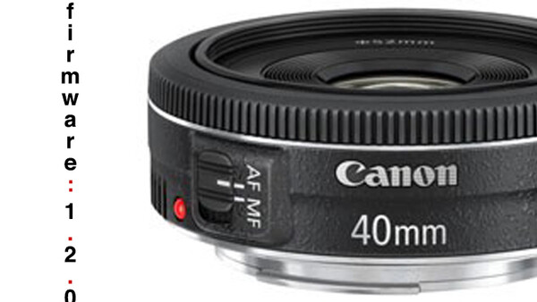 Download Canon's EF 40mm Autofocus Firmware Fix