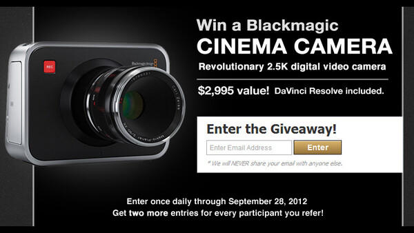 Only One Week Left! Fstoppers and PremiumBeat.com Are Giving Away A Blackmagic Cinema Camera