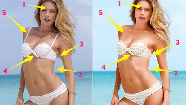 Victoria's Secret Revealed - Unretouched vs. Retouched Photos