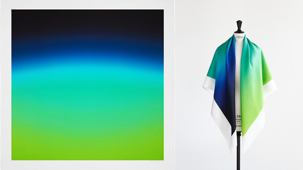 Hermes Transforms Polaroids Into Scarves