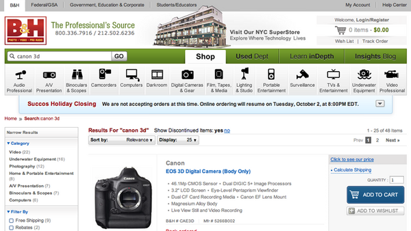 Did BH Video Just Leak The New Canon 3D DSLR Specs?