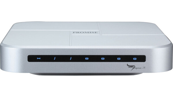Promise J4 Thunderbolt SSD and Hard Drive Enclosure Finally Available!