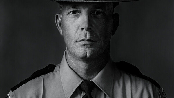 Using Film for Portraits of a Highway Patrolman
