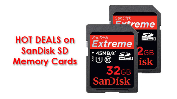 SanDisk SD Memory Cards Are 60% Off