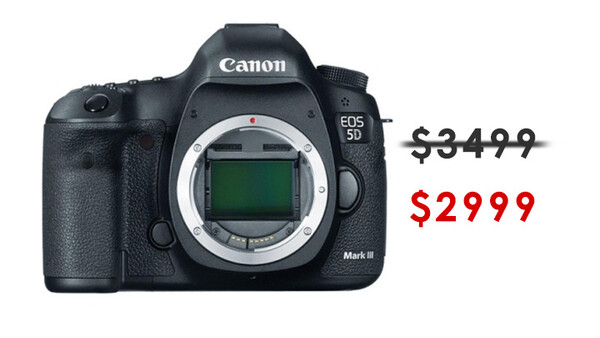 The Canon 5D Mark III is Currently On Sale