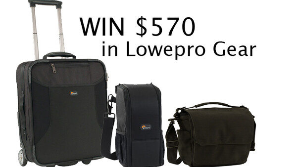 We're Giving One Winner $570 In Lowepro Bags