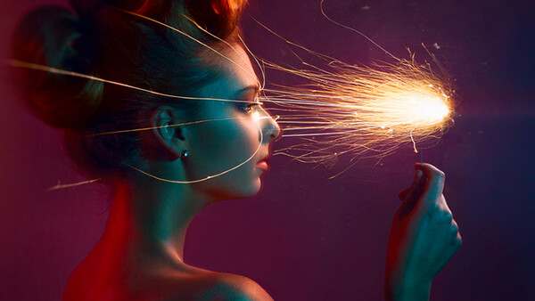 Photo Tutorial on Using a Sparkler in a Beauty Shot