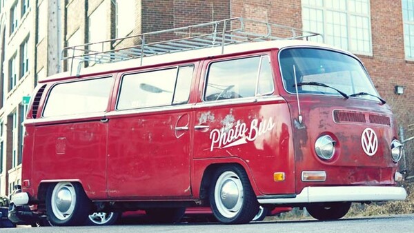 Mobile Photo Booth In A Volkswagen Bus