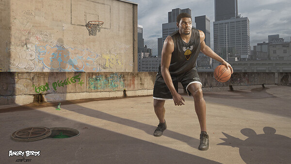 The Story Behind the Mashup Photo of Pro Athletes and Angry Birds