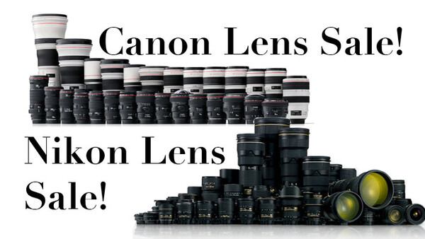Huge Savings on Canon and Nikon Lenses!