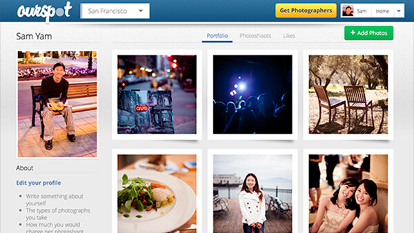 $10 Photoshoots? Ourspot: A Place to Hire Amateur Photographers