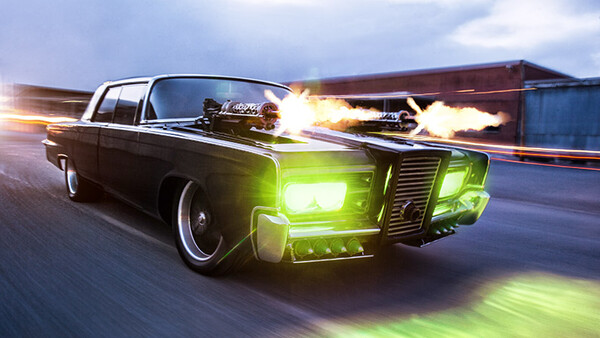 Photographing The Green Hornet Movie Car Using An Automotive Rig