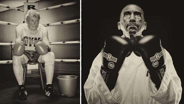 "Punching Back Time" Photographs Of Senior Boxers