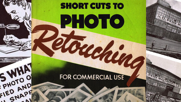 The Old Way Of Photo Retouching From The 1940's