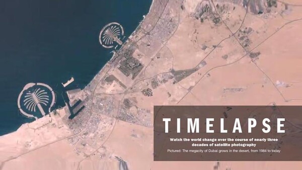 Time & Google Timelapse 30 Years Of Satellite Photography