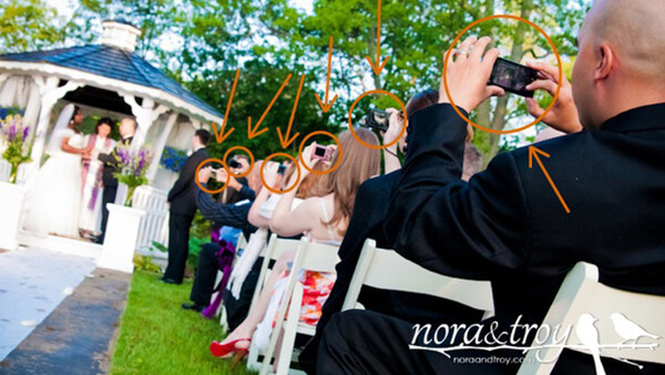 "Unplugged Weddings":  Preventing Guests From Destroying Your Photographs