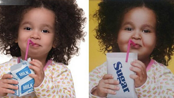Obesity Ad Photoshops Girl to Make Her Look Overweight