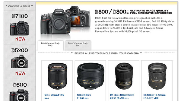 New Nikon DSLRs with Lens/Speedlight Combination Rebates