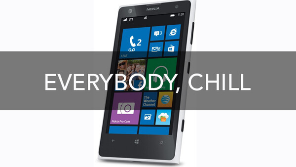 About the Nokia Lumia 1020: Everybody Chill Out