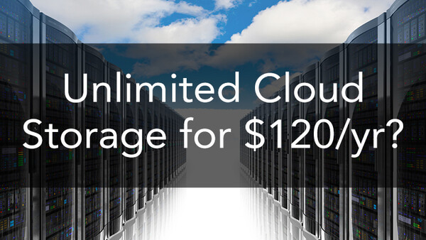 Unlimited Online Backup For $120 Per Year