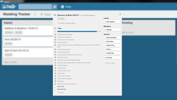Using Trello to Manage My Photography Workflow