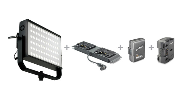 LitePanels Announces an On-Location Battery Solution for its Hilio Fixture