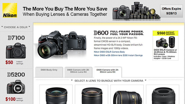 Nikon Announces New Rebates on Camera/Lens Bundles