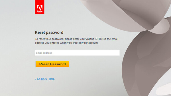 Here's The Link to Reset Your Adobe Password