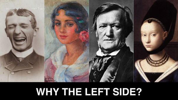 Why Do Historically Most Portraits Show Subjects Looking to the Right?