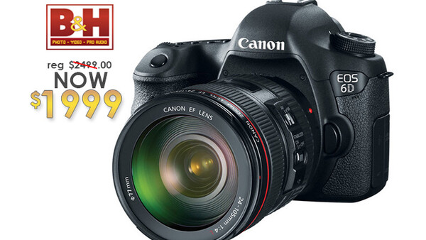 B&H Deal - Canon EOS 6D w/Canon 24-105mm f/4.0L IS for $1999