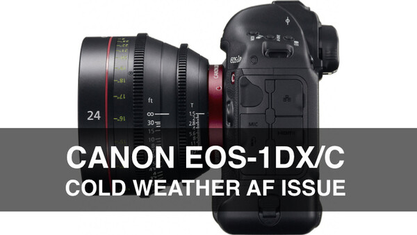 Confirmed: Canon EOS-1DX / C Cold Weather AF Issue