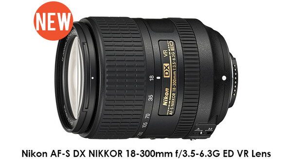 Nikon Announces New AF-S DX NIKKOR 18-300mm f/3.5-6.3G ED VR Lens