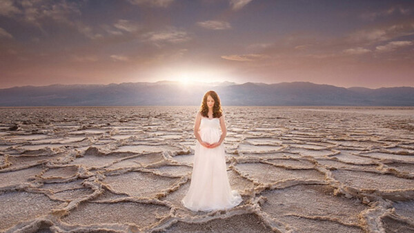 Pregnant in Death Valley